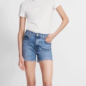 J Brand Jules High-Rise Denim Shorts Size 25